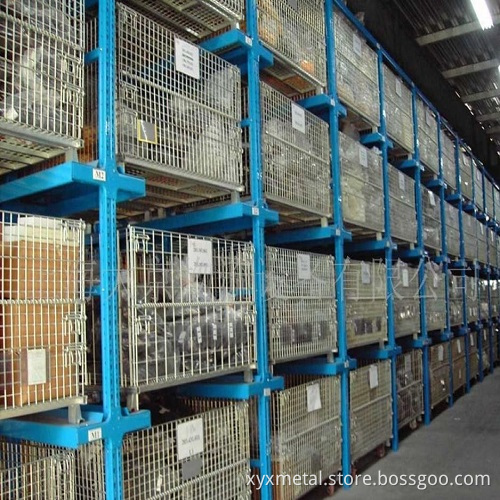 Exported Industrial Warehouse Logistics Storage Wire Mesh Containers